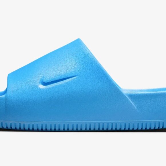 Nike Calm Unisex Slides Comfort Sandal, Blue 9M / 10W - Picture 3 of 4